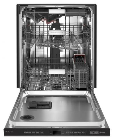 24" KitchenAid 44 dBA Dishwasher with FreeFlex Third Rack and LED Interior Lighting - KDPM804KBS