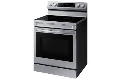 30" Samsung 6.3 Cu. Ft. Freestanding Electric Range With Air Fry And Wi-fi In Stainless Steel - NE63A6711SS