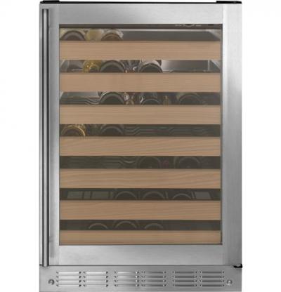 24" Monogram Stainless Steel Wine Reserve - ZDWR240HBS