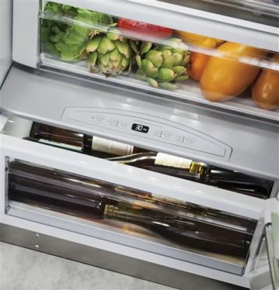 42" Monogram Built-In Side-By-Side Refrigerator - ZIS420NK