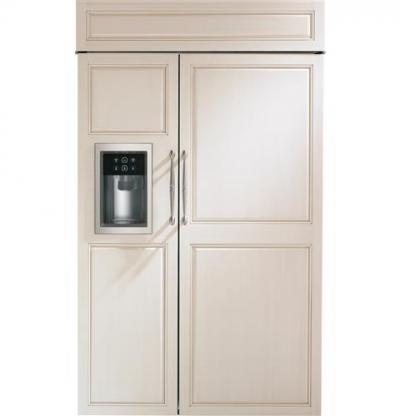 48" Monogram Built-In Side-By-Side Refrigerator with Dispenser - ZISB480DK