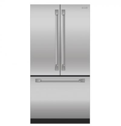 36" Monogram Counter-Depth French-Door Refrigerator with Pro Handle - ZWE23PSHSS