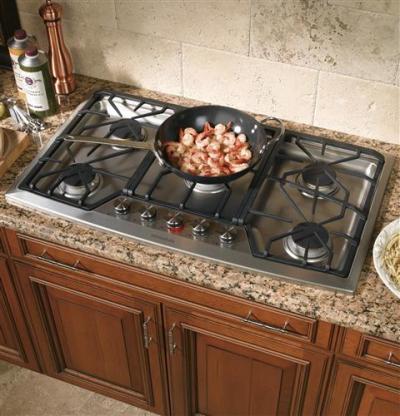 ZGU366NTSS by Monogram - Monogram 36 Professional Gas Rangetop with 6  Burners (Natural Gas)