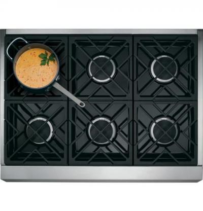 36" Monogram  All Gas Professional Range with 6 Burners (Natural Gas) - ZGP366NRSS