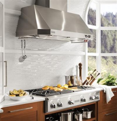 48" Monogram Stainless Steel Professional Hood - ZV48TSFSS