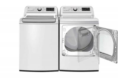 27" LG 7.3 cu.ft Electric Dryer with TurboSteam - DLEX7250W