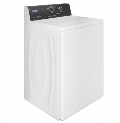 27" Maytag Commercial 3.27 Cu. Ft. Non-Vend Top Load Washer in White - MAT20MNAWW