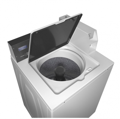 27" Maytag Commercial 3.27 Cu. Ft. Non Vend Top Load Washer in White - MAT20PRAWW