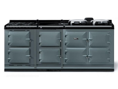 83" AGA CLASSIC eR7 210 with Hotcupboard Freestanding Dual Fuel Range - AER7783WGLPSLT