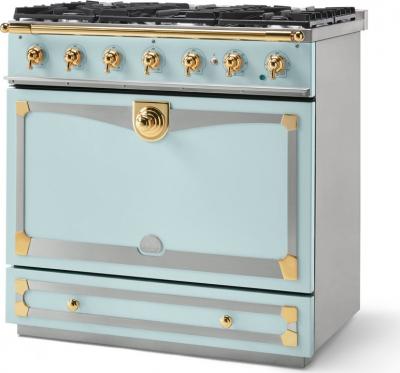 36" La Cornue CornuFe 90 Suzanne Kasler Couleur Freestanding Dual Fuel Range - C9QF