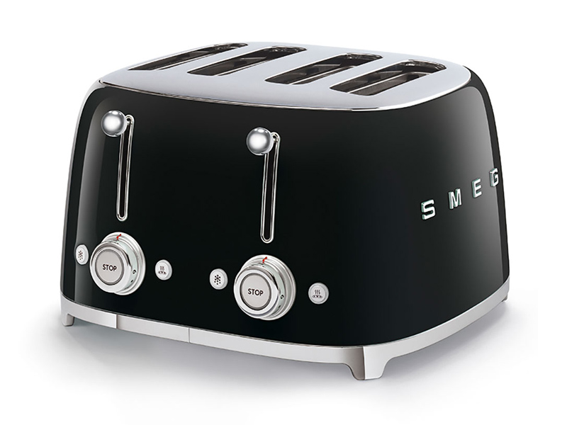 Smeg KLF03BLUS Retro Style Aesthetic Electric Kettle Glossy Black