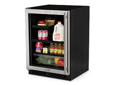 24" Marvel Beverage Refrigerator with Drawer - ML24BRG2RB