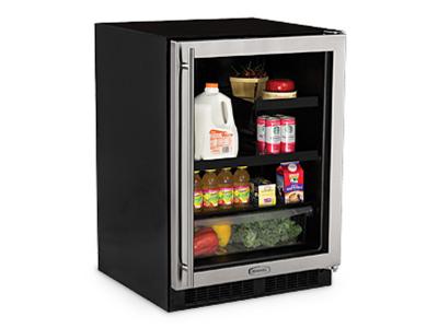 24" Marvel Beverage Refrigerator with Drawer - ML24BRF3LP