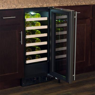 15" Marvel High Efficiency Single Zone Wine Refrigerator - ML15WSG2RS