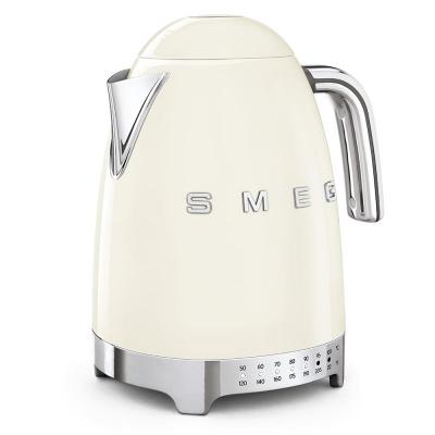 SMEG 50's Style Electric Kettle With Plastic Button In Cream - KLF04CRUS