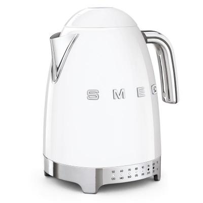 SMEG 50's Style Electric Kettle With Plastic Button In White - KLF04WHUS