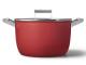 SMEG CKFC2611RDM 50s Style Cookware Casserole With 26 Inch Diameter