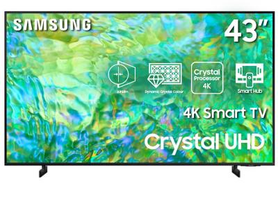 43" Samsung UN43CU8000FXZC Crystal UHD 4K Smart TV