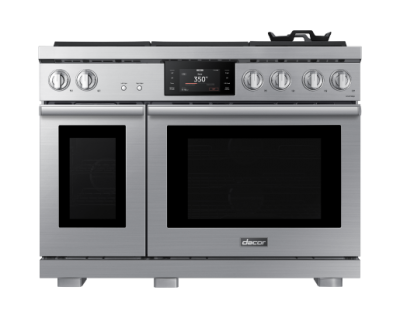 48" Dacor Transitional Series Dual Fuel Freestanding Steam Range - DOP48T960DS