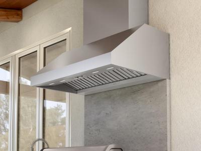 36" Zephyr Cypress Outdoor  Wall Range Hood in Stainless Steel - AK7836CS