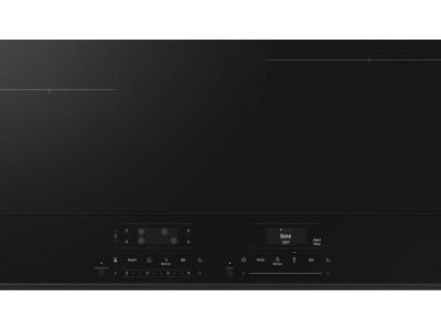 30" Samsung 6.3 cu.ft.Induction Slide in True Convection Range in Matte Black - NSI6DG9500MTAC