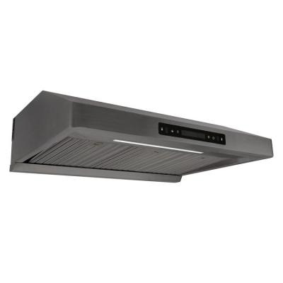 30" Vesta Alexandria 860 CFM Under Cabinet Range Hood in Black Stainless Steel  - VRH-ALEXANDRIA-BS-30