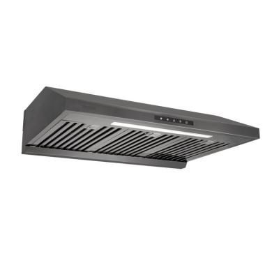 30" Vesta Arlington 850 CFM Under Cabinet Range Hood in Black Stainless Steel - VRH-ARLINGTON-BS-30