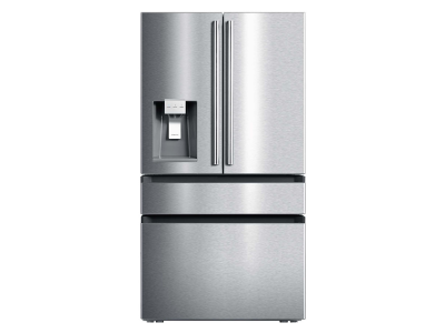 36" Moffat 22 Cu. Ft. French Door Refrigerator with Fingerprint Resistant in Stainless Steel - MYE22HYPKFS