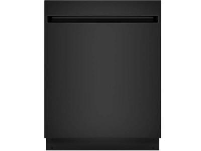 24" GE Stainless Steel Tub Dishwasher with Top control and pocket handle Black - UBT410SGVBB