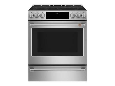 30" Café Slide-In Induction & Convection Range - CHS90XP2MS1