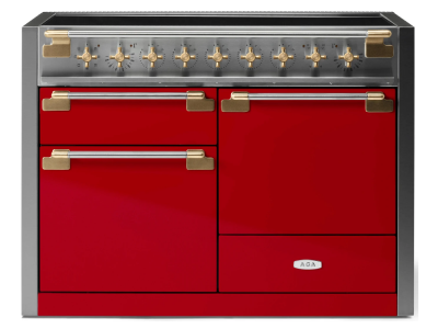 48" AGA Elise Series FreeStanding Induction Range with Brass Accents - AEL481INABPCR