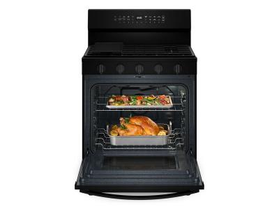 30" Whirlpool 5.3 Cu. Ft. Smart Gas Range with Air Cooking Technology - WFGS7530RB