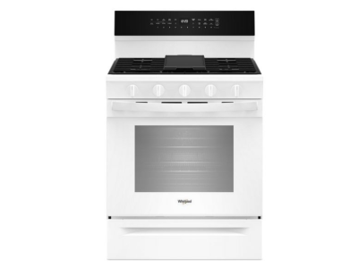 30" Whirlpool 5.3 Cu. Ft. Smart Gas Range with Air Cooking Technology - WFGS7530RW