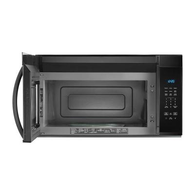 30" Whirlpool 1.7 Cu. Ft. Over The Range Microwave with 900-Watts Cooking Power in Black - YWMMS3130RB