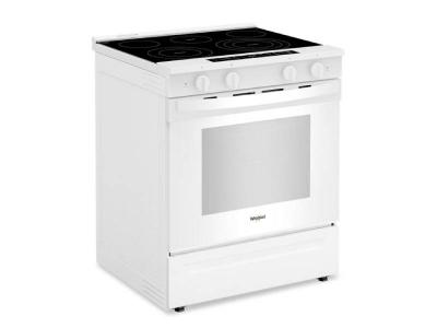 30" Whirlpool Smart Slide in Electric Range with Air Cooking Technology - YWSES7530RW