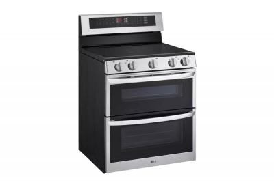 30" LG 7.3 Cu. Ft. Smart Electric Double Oven Freestanding Range - LDEL7324SE