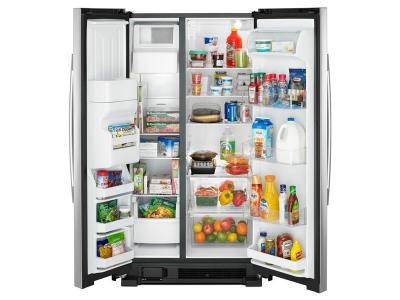 33" Amana Side-by-Side Refrigerator with Dual Pad External Ice and Water Dispenser - ASI2175GRW