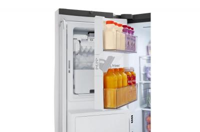 36" LG 26 Cu. Ft. InstaView Counter-Depth MAX French Door Refrigerator - LRFOC2606S