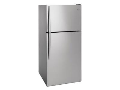 30" Whirlpool 18.2 Cu. Ft. Top-Freezer Refrigerator with Flexi-Slide Bin - WRT318FZDM