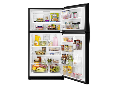 33" Whirlpool® Top-Freezer Refrigerator with Optional EZ Connect Icemaker Kit - WRT541SZDB