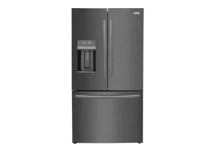 36" Frigidaire Gallery 22.6 Cu. Ft. French Door Refrigerator in Black Stainless Steel - GRFC2353AD