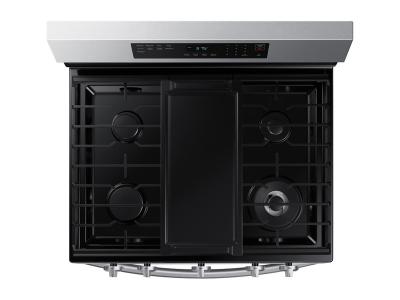 30" Samsung 6.0 Cu. Ft. Freestanding Gas Fan Convection Range With Wi-Fi And Air Fry - NX60A6511SS