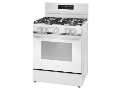 30" Frigidaire 5.1 Cu. Ft. Gas Range with Quick Boil - FCRG3062AW