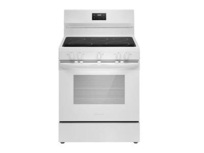 30" Frigidaire 5.3 Cu. Ft. Rear Control Electric Range in White - FCRE305CBW