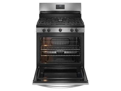 30" Frigidaire 5.1 Cu. Ft. Rear Control Gas Range - FCRG3052BS