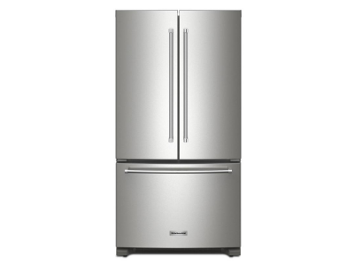 36" KitchenAid 20 Cu. Ft. French Door Bottom Mount Counter Depth Refrigerator - KRFC136RPS