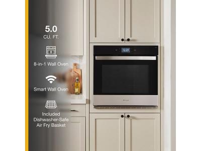 30" Whirlpool 5.0 Cu. Ft. Single Smart Wall Oven with Air Fry - WOES7030PZ