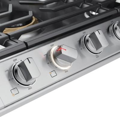 30" Frigidaire Professional 5 Burner Gas Cooktop in Stainless Steel - PCCG3080AS