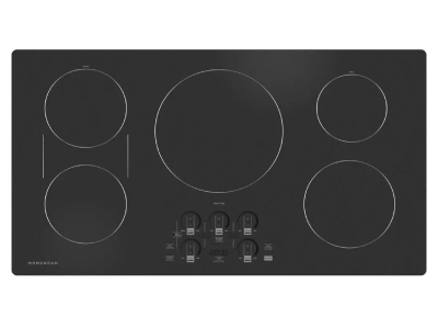 36" Monogram Induction Cooktop with Electronic Touch in Black - ZHU36RDTBB