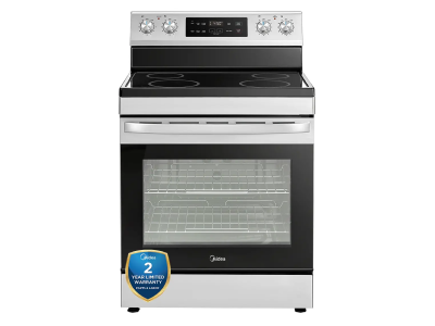 30" Midea 6.3 Cu. Ft. Freestanding Electric Range in Stainless Steel - MER30B14ASTC